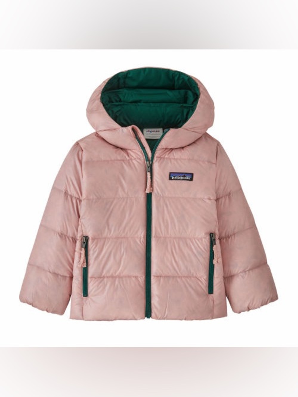 Patagonia Baby Hi-Loft Down Sweater Hoody Mallow Pink 3T